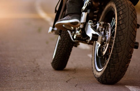 Imagem de uma motocicleta